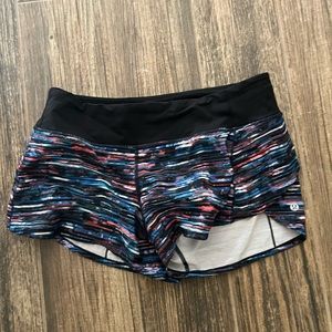 Patterned lululemon shorts